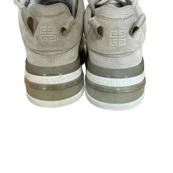 Givenchy Men's Light Runner Suede Sneaker Cream - Picture 9 of 15
